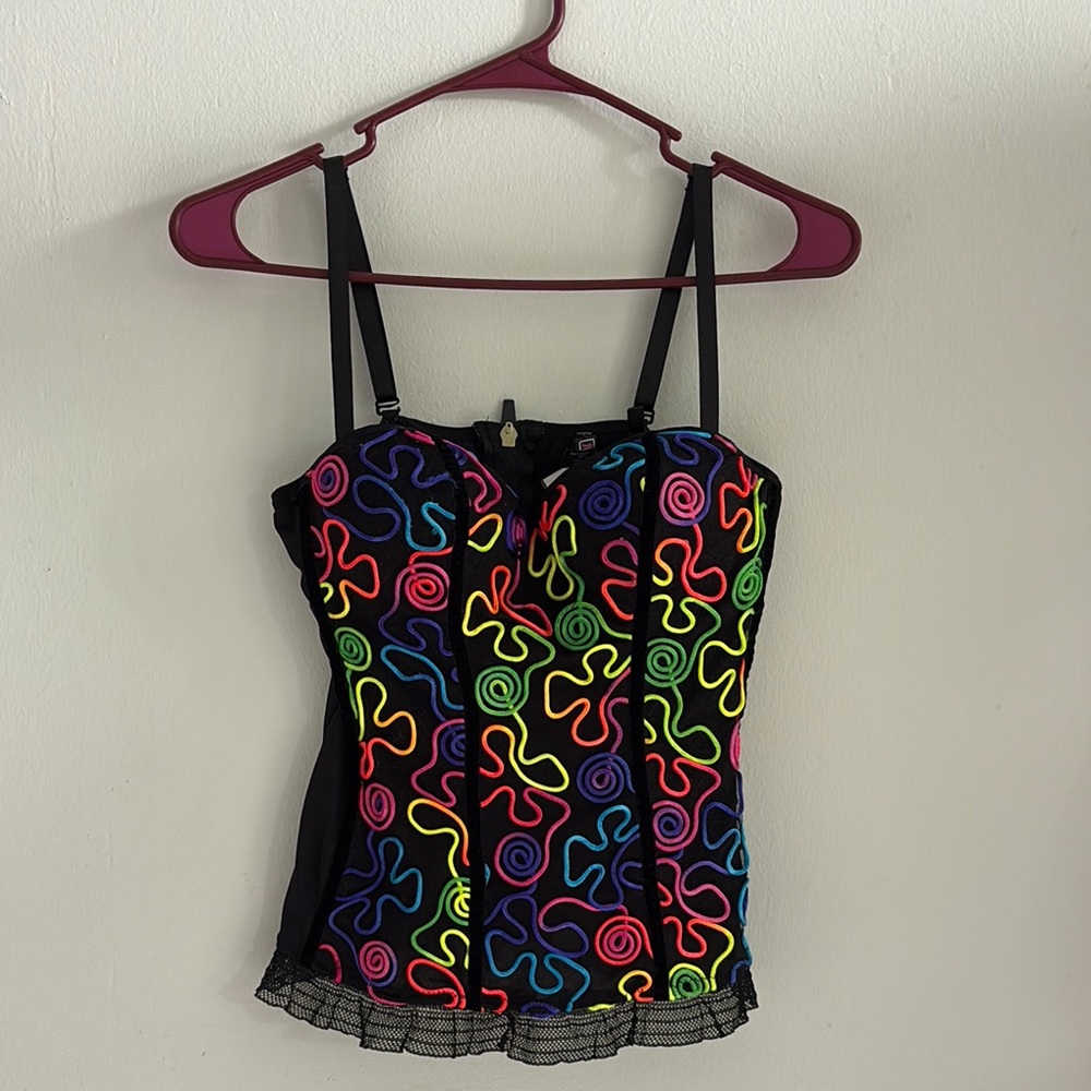 Colorful bustier
